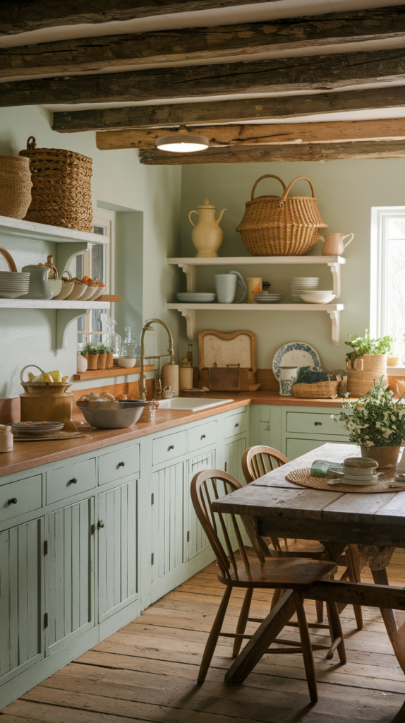 From Vintage Charm to Modern Whimsy: 30 Cottage Core Kitchen Inspirations You’ll Love