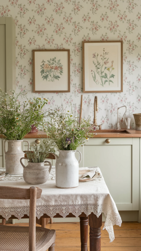 From Vintage Charm to Modern Whimsy: 30 Cottage Core Kitchen Inspirations You’ll Love