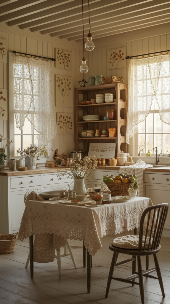 From Vintage Charm to Modern Whimsy: 30 Cottage Core Kitchen Inspirations You’ll Love