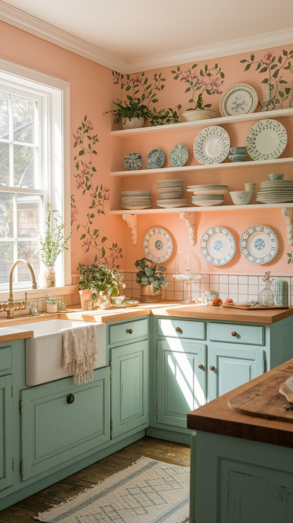 From Vintage Charm to Modern Whimsy: 30 Cottage Core Kitchen Inspirations You’ll Love