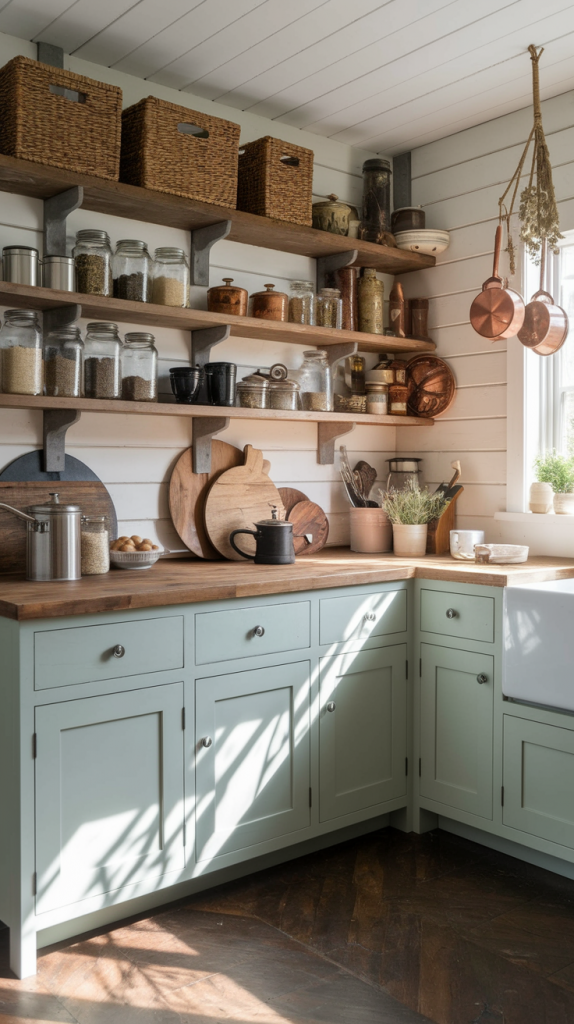 From Vintage Charm to Modern Whimsy: 30 Cottage Core Kitchen Inspirations You’ll Love