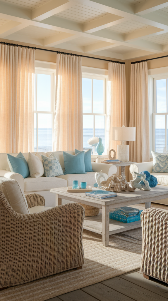 From English Charm to Coastal Bliss: 30 Cottage Living Room Inspirations