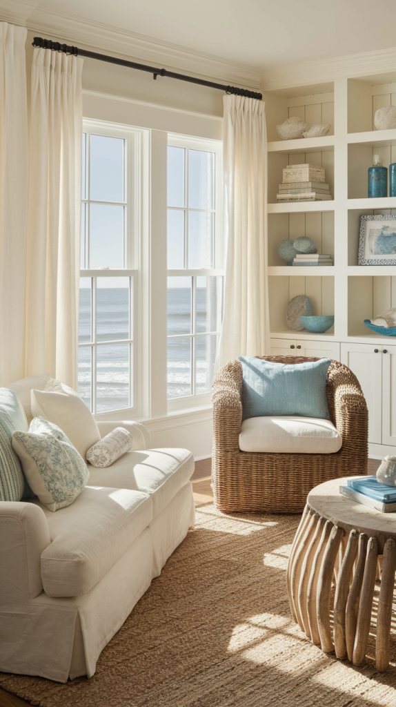 From English Charm to Coastal Bliss: 30 Cottage Living Room Inspirations
