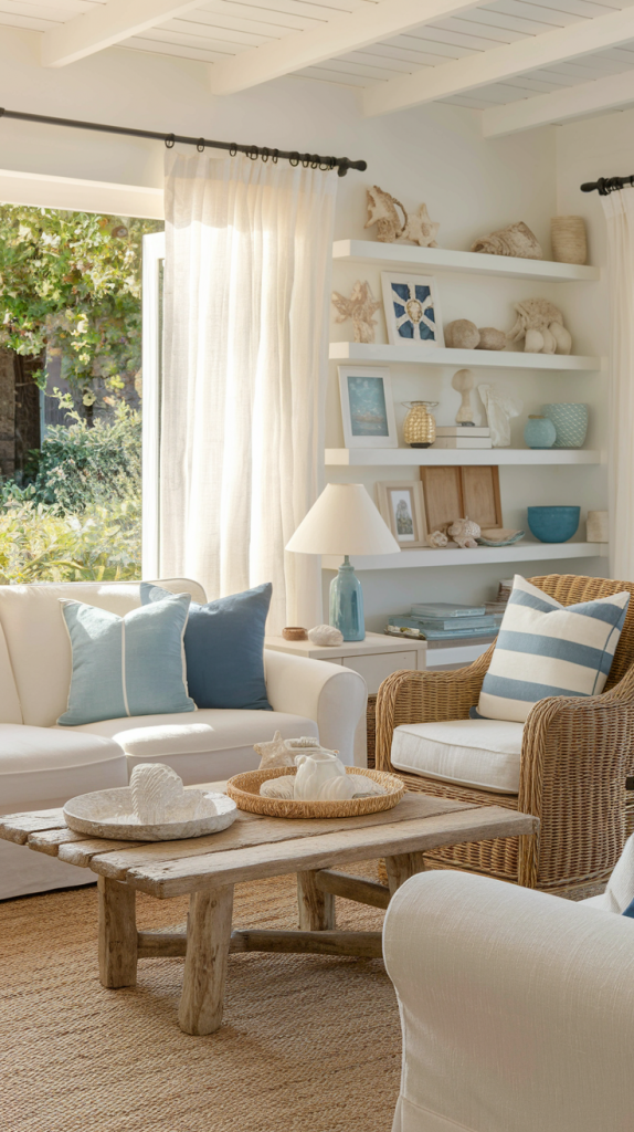 From English Charm to Coastal Bliss: 30 Cottage Living Room Inspirations