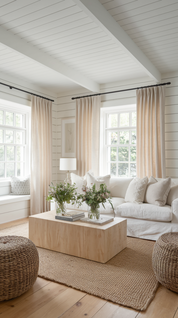 From English Charm to Coastal Bliss: 30 Cottage Living Room Inspirations