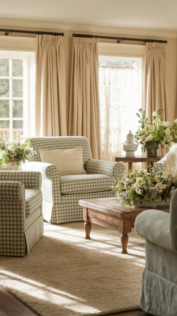 From English Charm to Coastal Bliss: 30 Cottage Living Room Inspirations