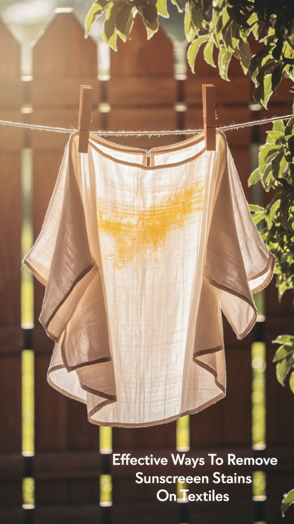 Effective Ways to Remove Sunscreen Stains From Clothes in 2025