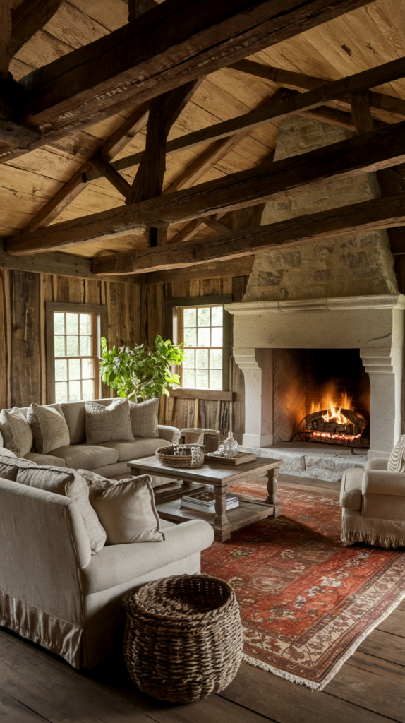 28 Farmhouse Living Room Ideas That Blend Rustic Charm With Modern Elegance