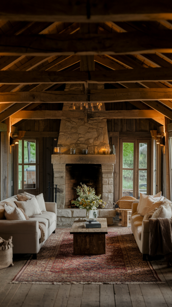 28 Farmhouse Living Room Ideas That Blend Rustic Charm With Modern Elegance