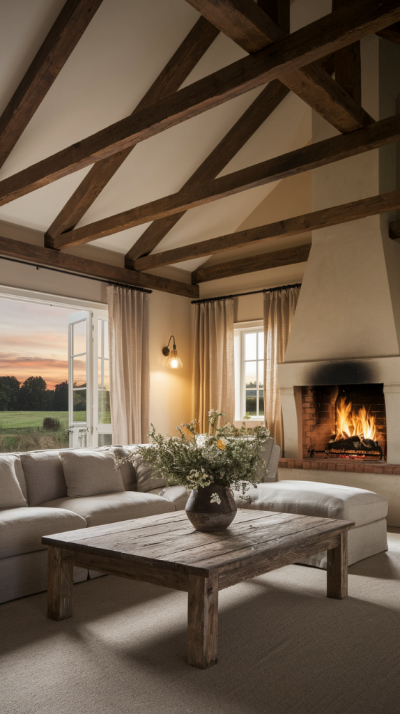 28 Farmhouse Living Room Ideas That Blend Rustic Charm With Modern Elegance