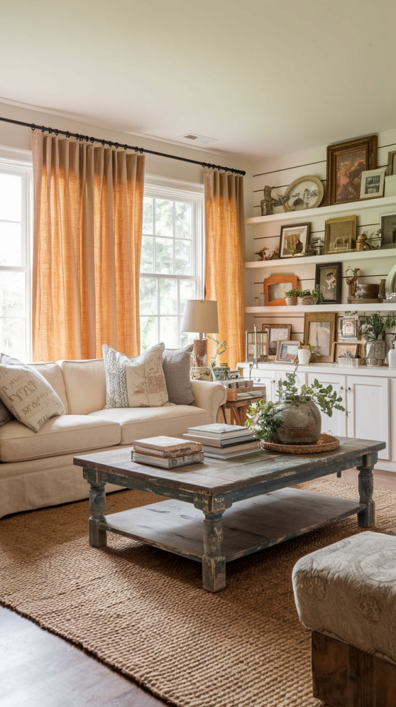 28 Farmhouse Living Room Ideas That Blend Rustic Charm With Modern Elegance