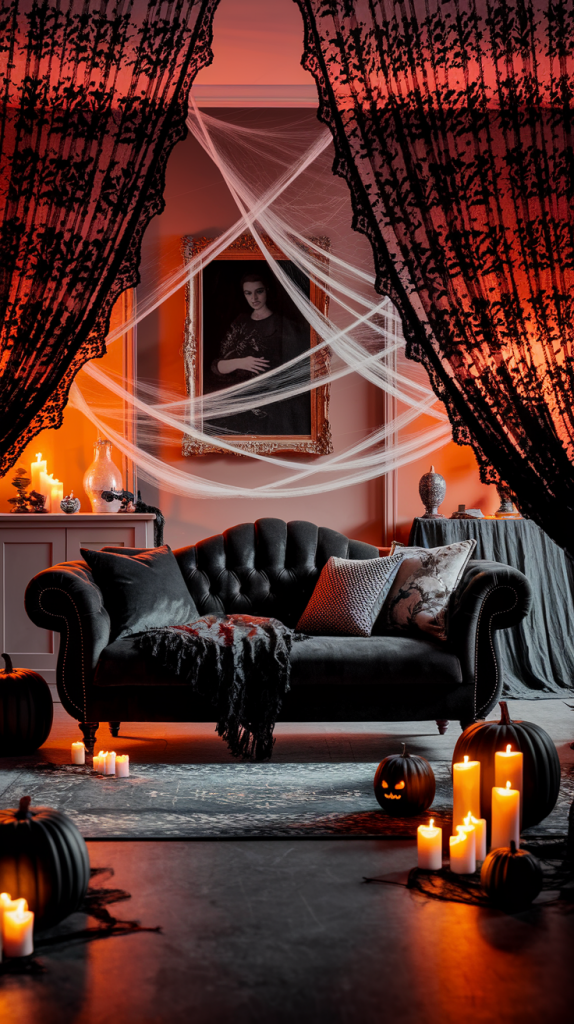 Modern Meets Macabre: 27 Halloween Indoor Decor Ideas You’ll Love