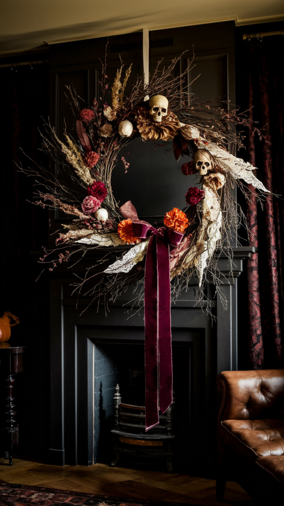 Modern Meets Macabre: 27 Halloween Indoor Decor Ideas You’ll Love