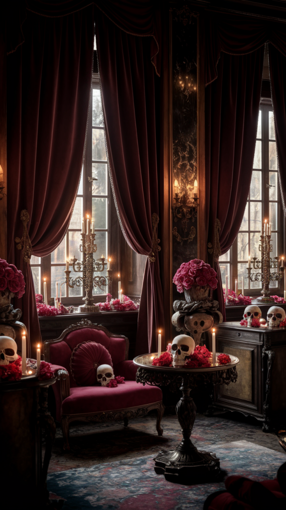 Modern Meets Macabre: 27 Halloween Indoor Decor Ideas You’ll Love