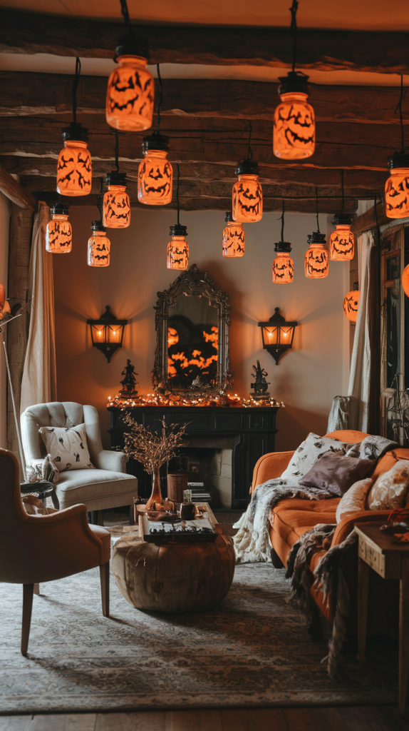 Modern Meets Macabre: 27 Halloween Indoor Decor Ideas You’ll Love