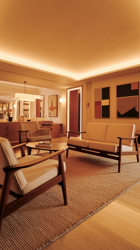 30 Mid-Century Modern Living Room Designs That Define Effortless Elegance