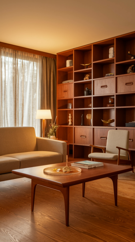 30 Mid-Century Modern Living Room Designs That Define Effortless Elegance