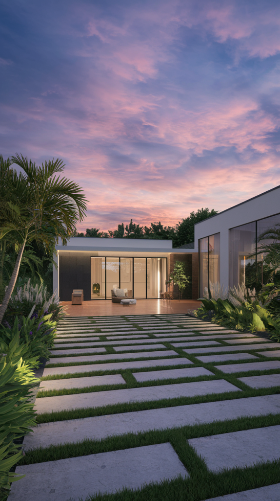 Upgrade Your Entrance: 28 Stylish and Functional Modern Driveway Ideas