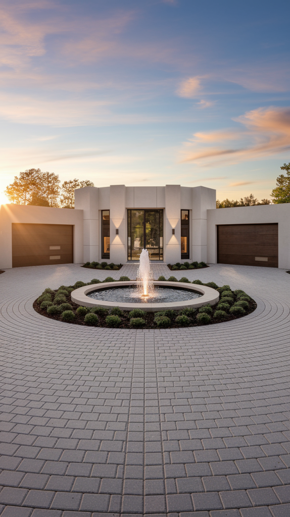 Upgrade Your Entrance: 28 Stylish and Functional Modern Driveway Ideas