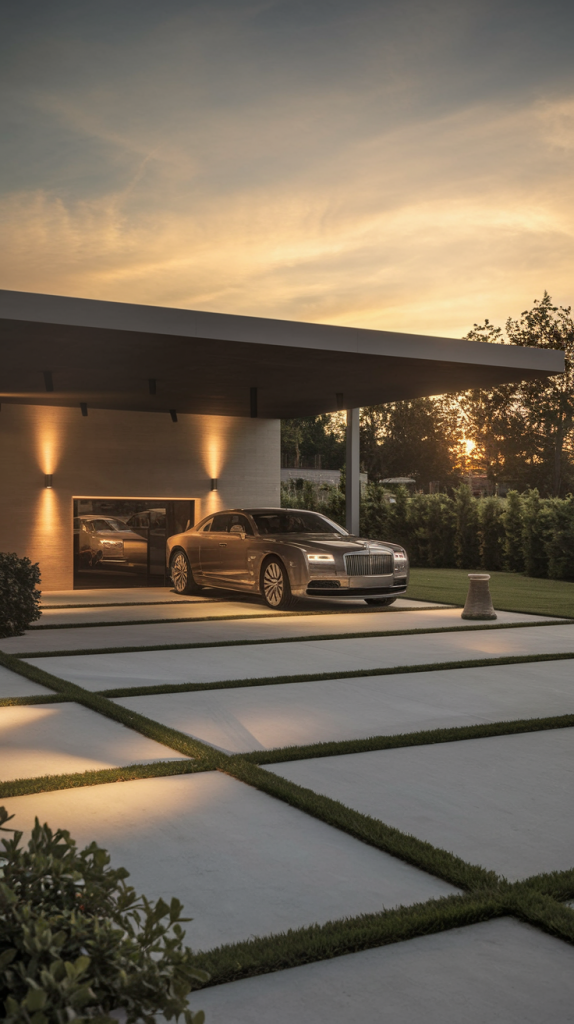 Upgrade Your Entrance: 28 Stylish and Functional Modern Driveway Ideas