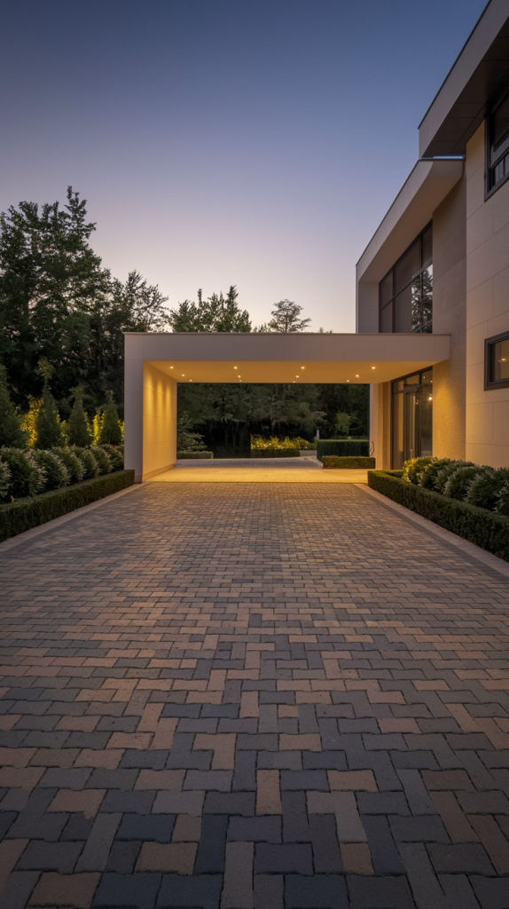 Upgrade Your Entrance: 28 Stylish and Functional Modern Driveway Ideas