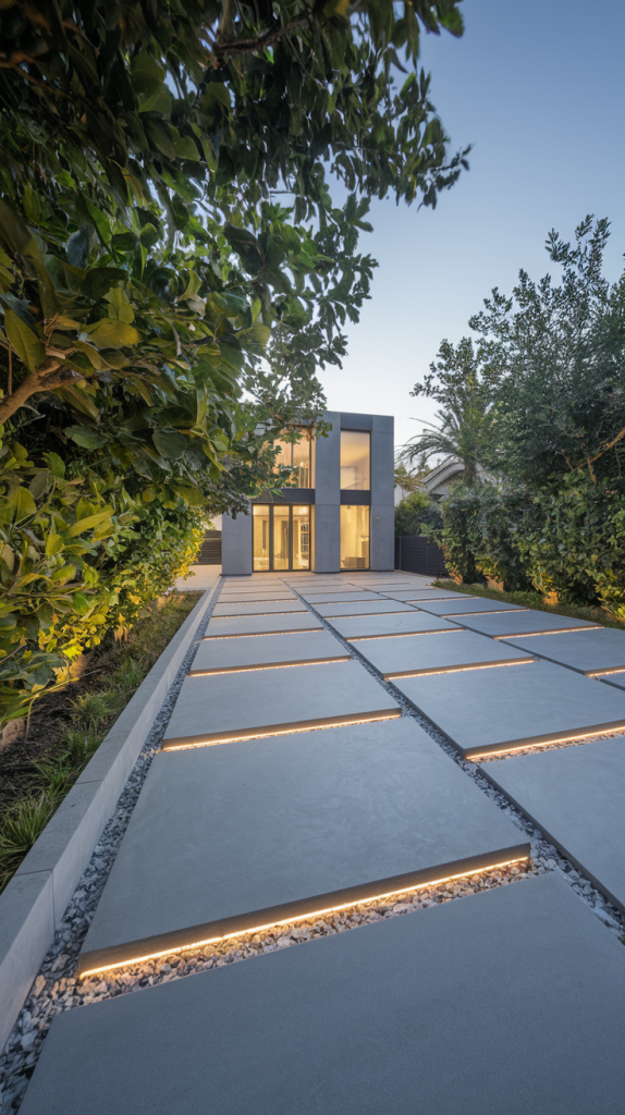 Upgrade Your Entrance: 28 Stylish and Functional Modern Driveway Ideas