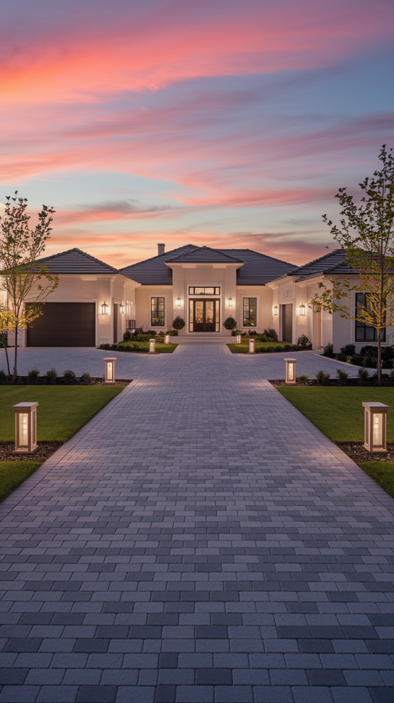 Upgrade Your Entrance: 28 Stylish and Functional Modern Driveway Ideas