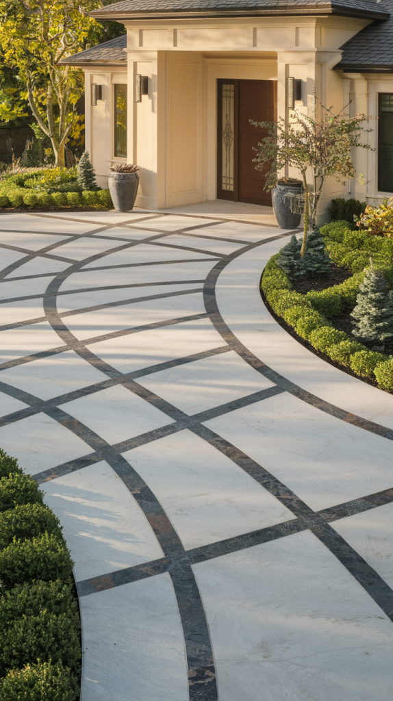 Upgrade Your Entrance: 28 Stylish and Functional Modern Driveway Ideas