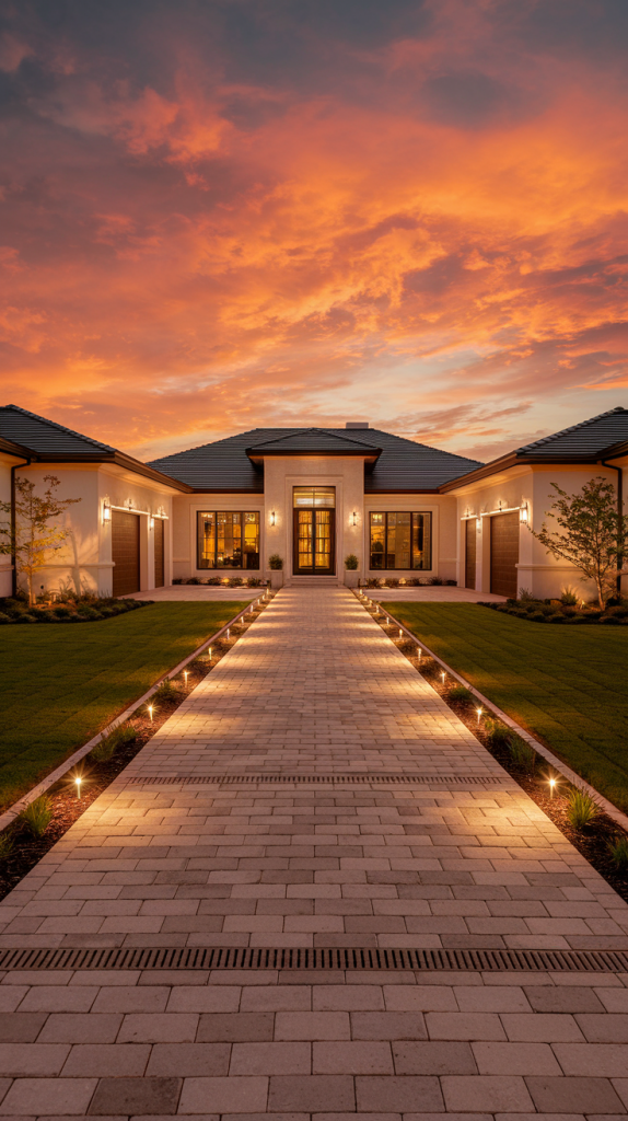 Upgrade Your Entrance: 28 Stylish and Functional Modern Driveway Ideas