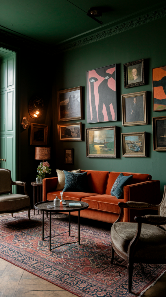 Moody Living Room Magic: 32 Stylish Ideas for a Bold and Inviting Atmosphere