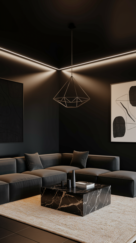 Moody Living Room Magic: 32 Stylish Ideas for a Bold and Inviting Atmosphere