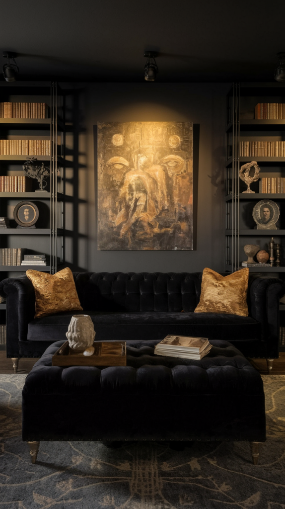 Moody Living Room Magic: 32 Stylish Ideas for a Bold and Inviting Atmosphere