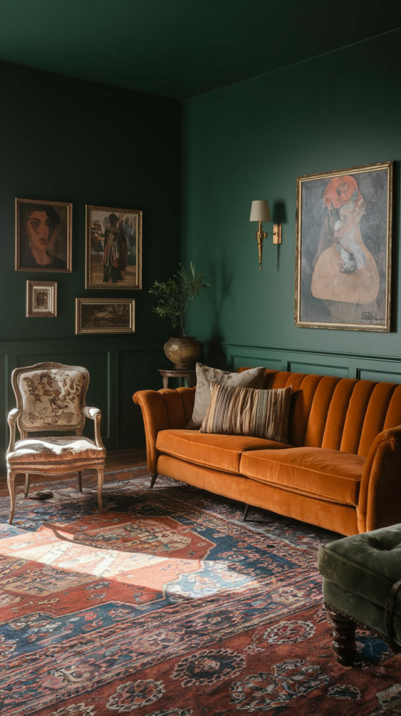 Moody Living Room Magic: 32 Stylish Ideas for a Bold and Inviting Atmosphere