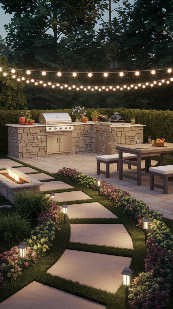 30 Stylish Outdoor BBQ Area in Garden Ideas to Elevate Your Summer Gatherings