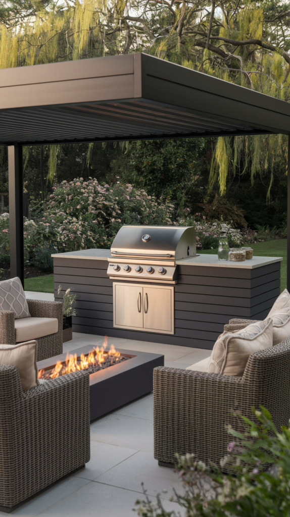 30 Stylish Outdoor BBQ Area in Garden Ideas to Elevate Your Summer Gatherings