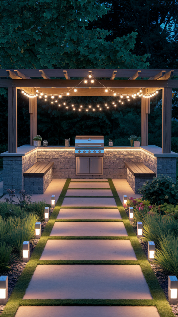 30 Stylish Outdoor BBQ Area in Garden Ideas to Elevate Your Summer Gatherings