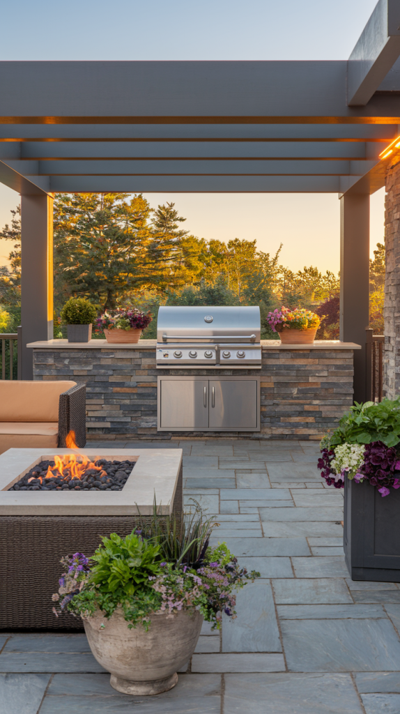 30 Stylish Outdoor BBQ Area in Garden Ideas to Elevate Your Summer Gatherings