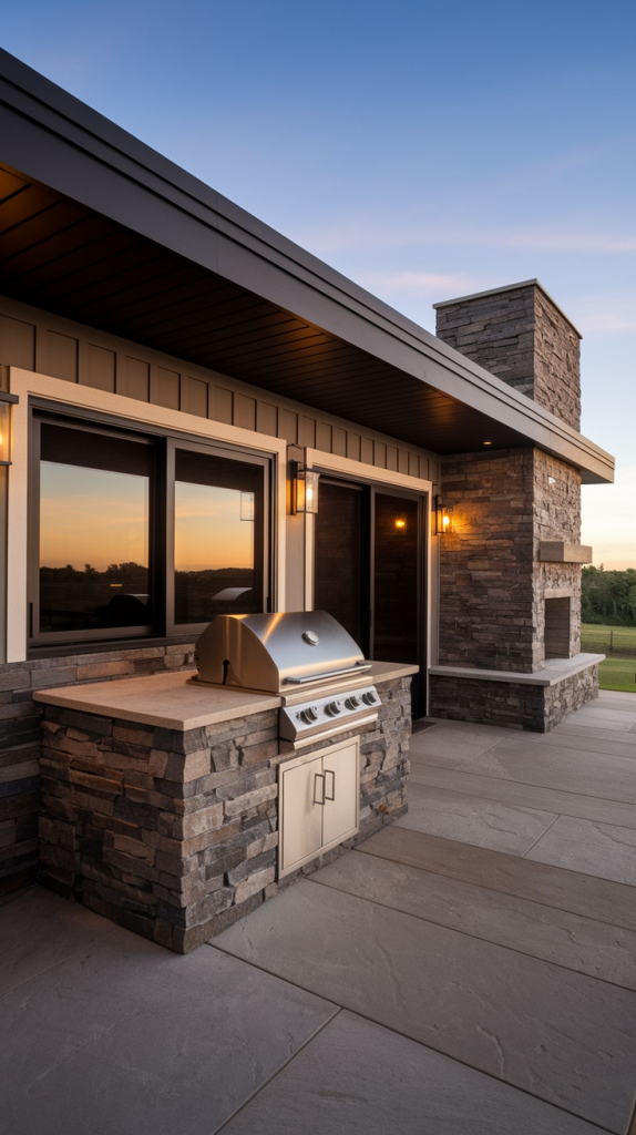 Grill in Style: 28 Must-Try Outdoor BBQ Area With Roof Designs