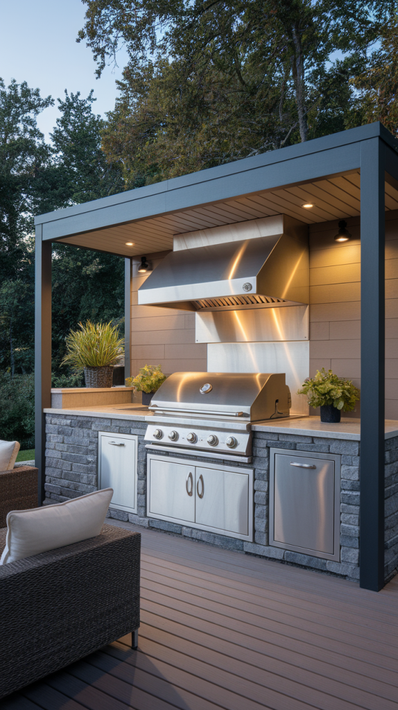 Grill in Style: 28 Must-Try Outdoor BBQ Area With Roof Designs