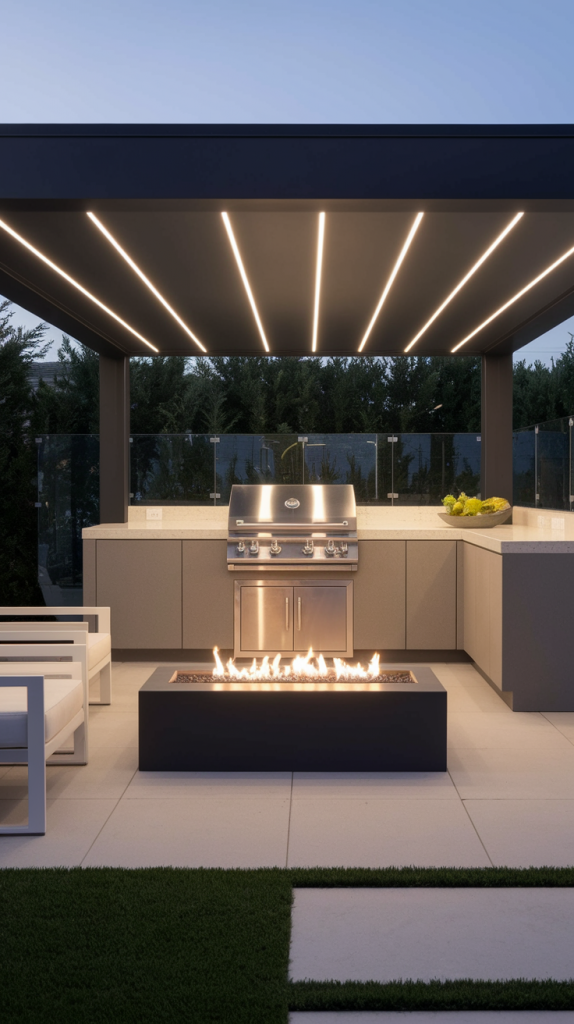 Grill in Style: 28 Must-Try Outdoor BBQ Area With Roof Designs