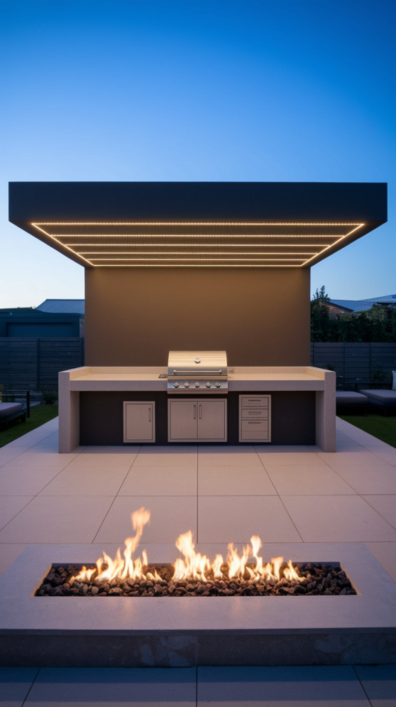 Grill in Style: 28 Must-Try Outdoor BBQ Area With Roof Designs