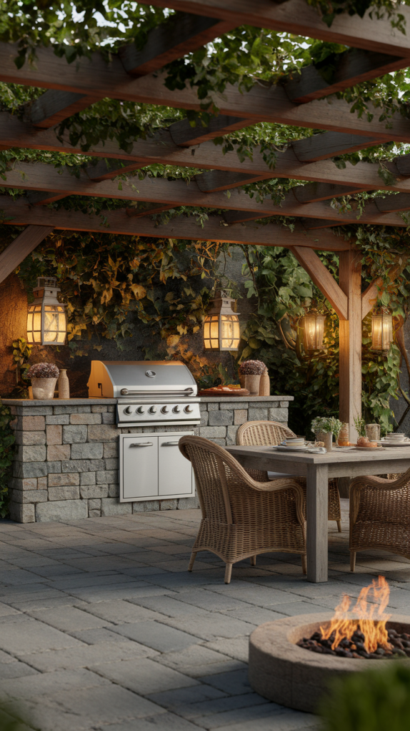 Grill in Style: 28 Must-Try Outdoor BBQ Area With Roof Designs