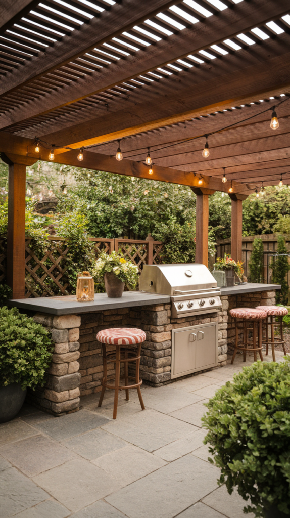 Grill in Style: 28 Must-Try Outdoor BBQ Area With Roof Designs