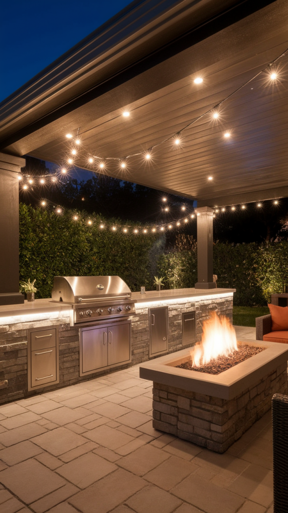 Grill in Style: 28 Must-Try Outdoor BBQ Area With Roof Designs