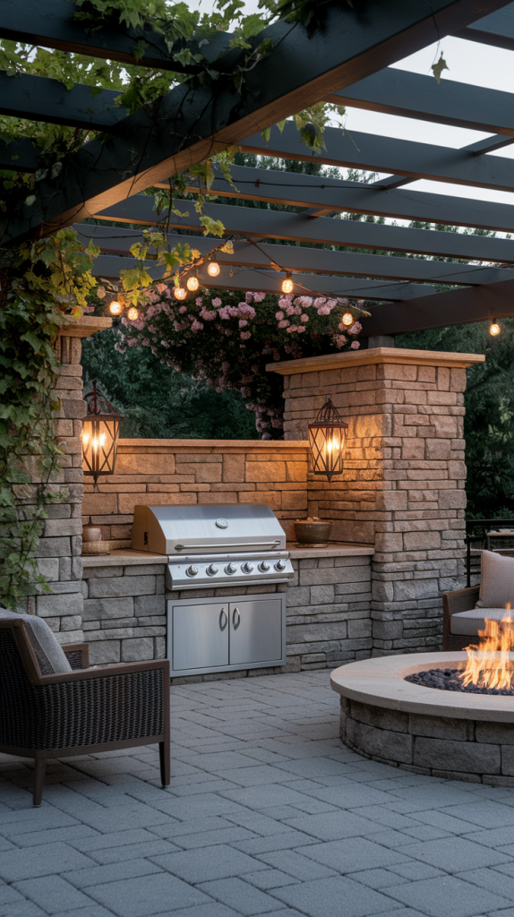 Grill in Style: 28 Must-Try Outdoor BBQ Area With Roof Designs