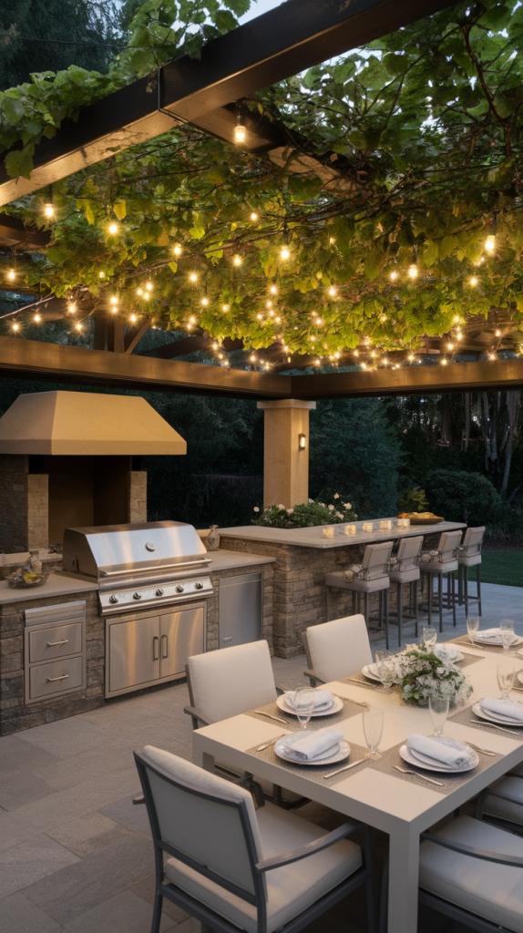Grill in Style: 28 Must-Try Outdoor BBQ Area With Roof Designs