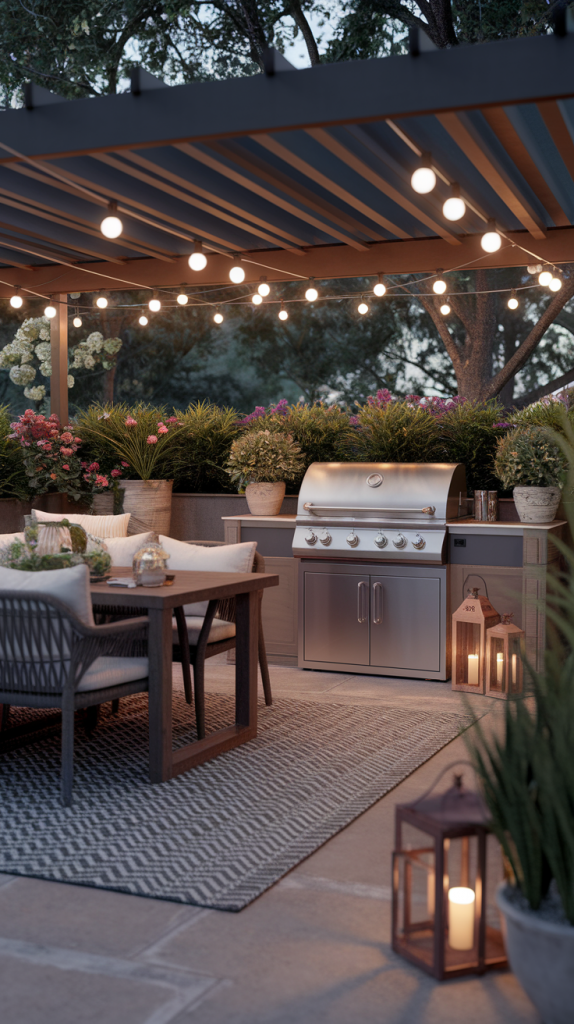 Grill in Style: 28 Must-Try Outdoor BBQ Area With Roof Designs