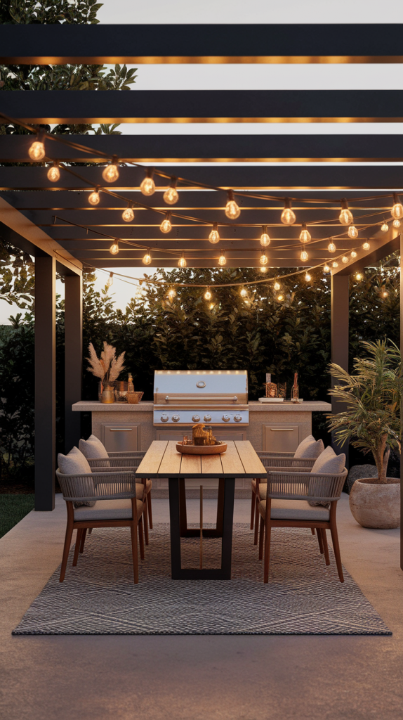 Grill in Style: 28 Must-Try Outdoor BBQ Area With Roof Designs