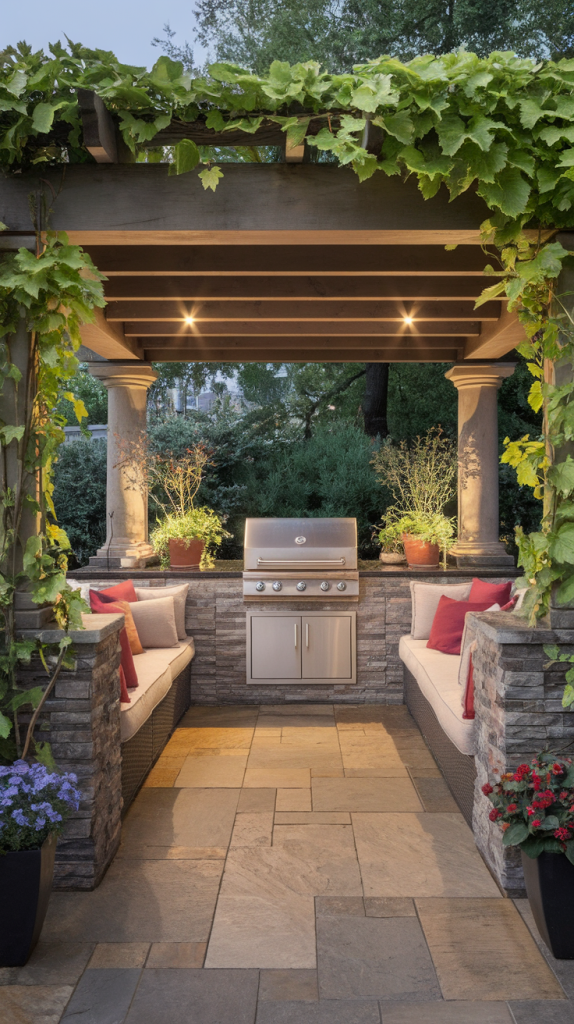 Grill in Style: 28 Must-Try Outdoor BBQ Area With Roof Designs