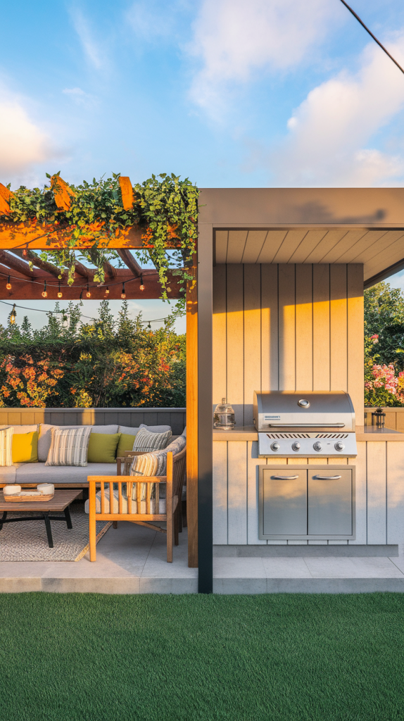 Grill in Style: 28 Must-Try Outdoor BBQ Area With Roof Designs